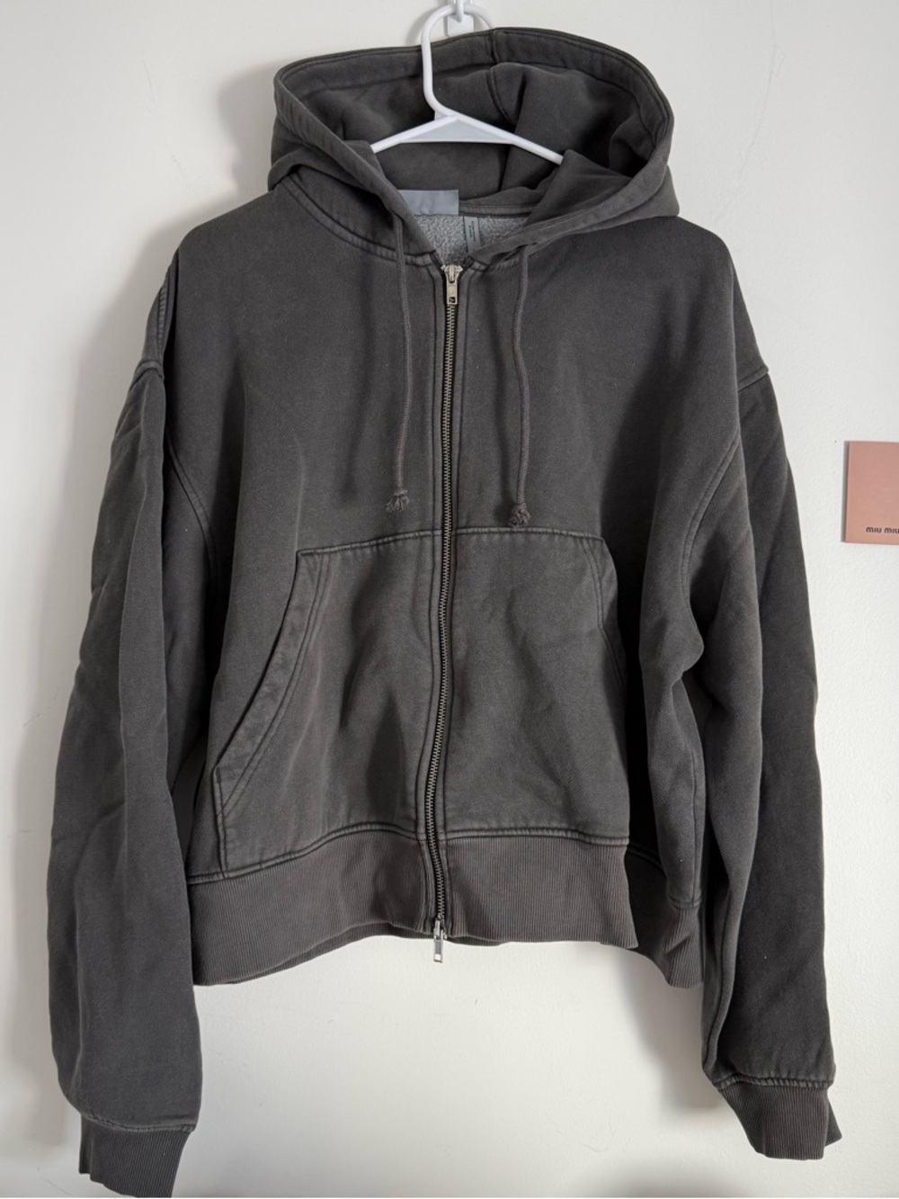 Gray hoodie